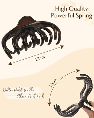 Large  Octopus Hair Claw Clips