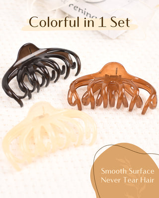 Large  Octopus Hair Claw Clips