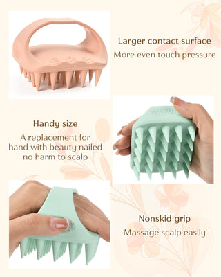 YANIBEST Hair Shampoo Massager| Pink