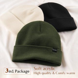 Butter-Satin Lined Beanies Bundle