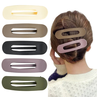 5 in 1 Set French Concord Flat Hair Clips