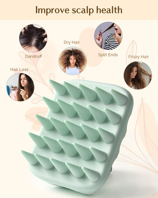 YANIBEST Hair Shampoo Massager| Green