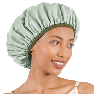 YANIBEST Waterproof Shower Cap| Green