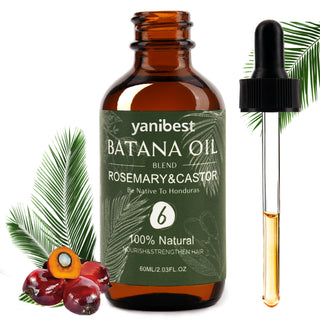 100% Natural Batana Rosemary Castor Hair Oil For Hair Growth