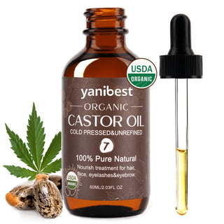 100% Natural Organic Castor Hair Oil For Hair Moisturize